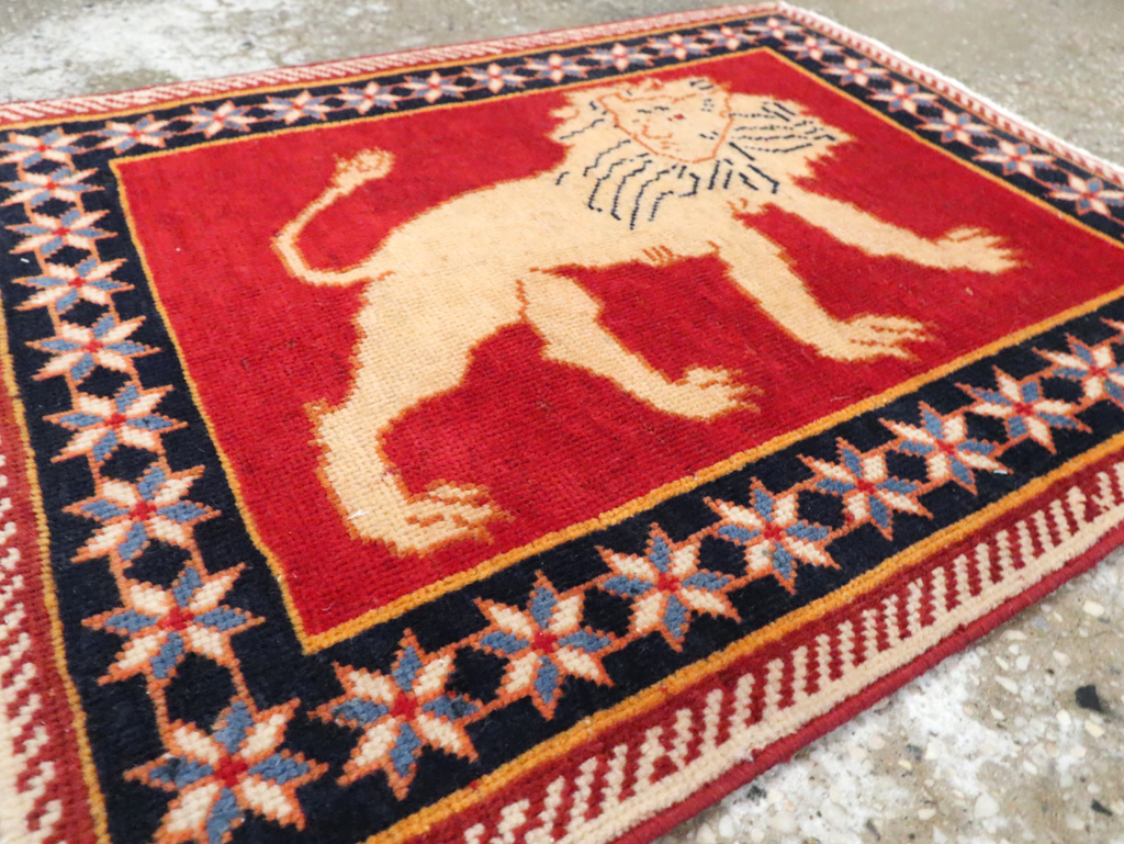 Vintage Persian Tabriz Pictorial Rug (Pair: 1 of 6), No.27987 - Galerie Shabab