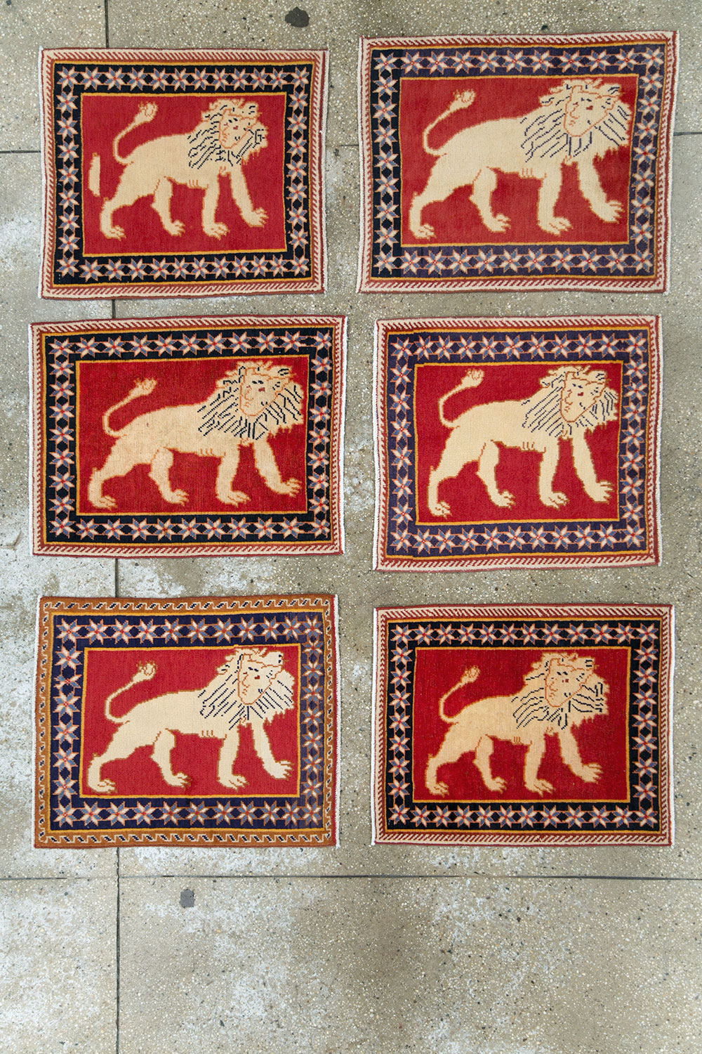 Vintage Persian Tabriz Pictorial Rug (Pair: 1 of 6), No.27987 - Galerie Shabab