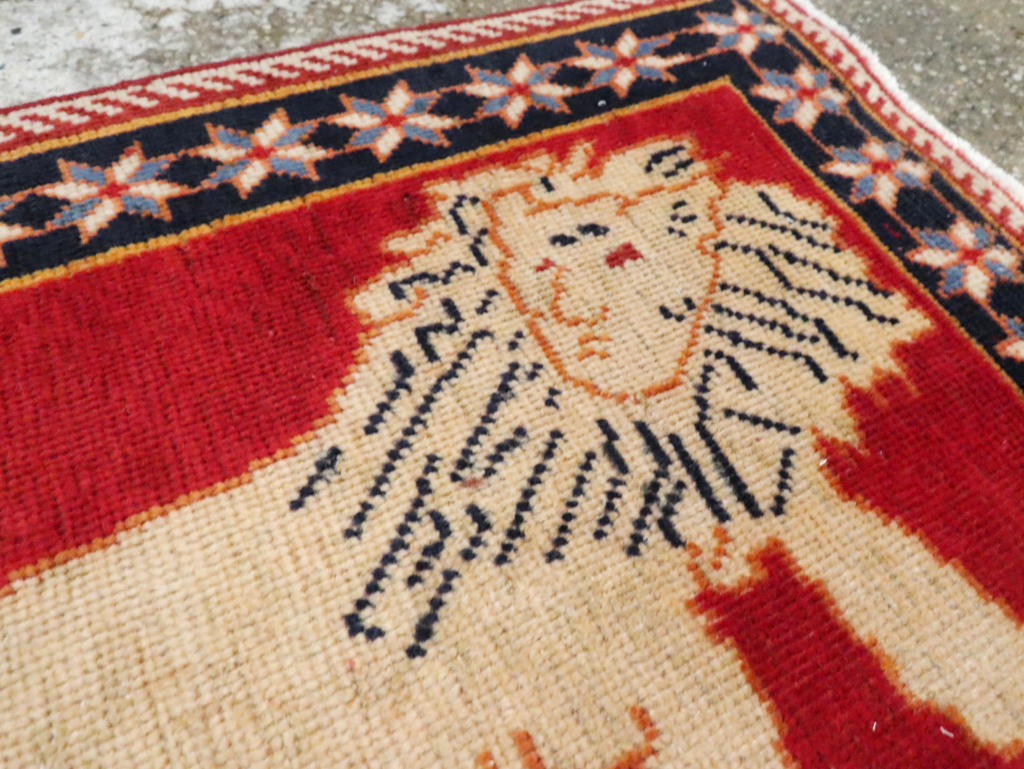 Vintage Persian Tabriz Pictorial Rug (Pair: 2 of 6), No.27989 - Galerie Shabab