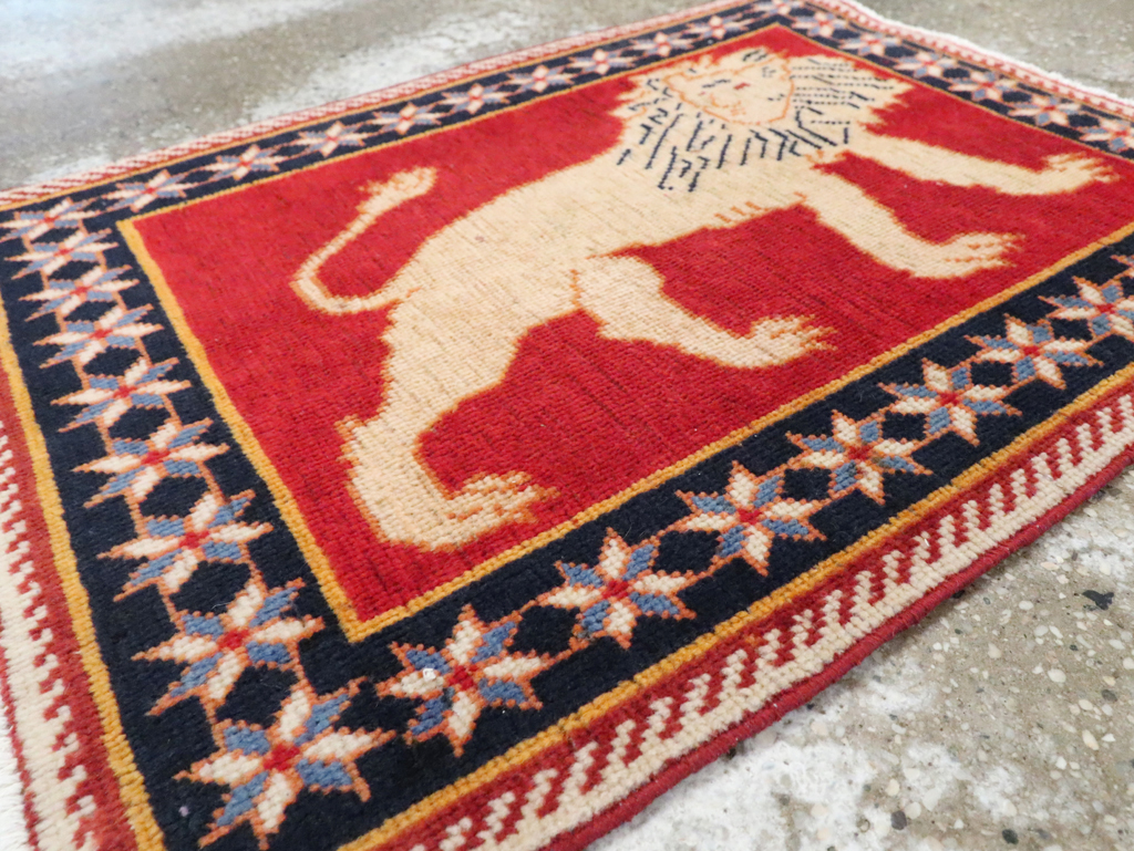 Vintage Persian Tabriz Pictorial Rug (Pair: 2 of 6), No.27989 - Galerie Shabab