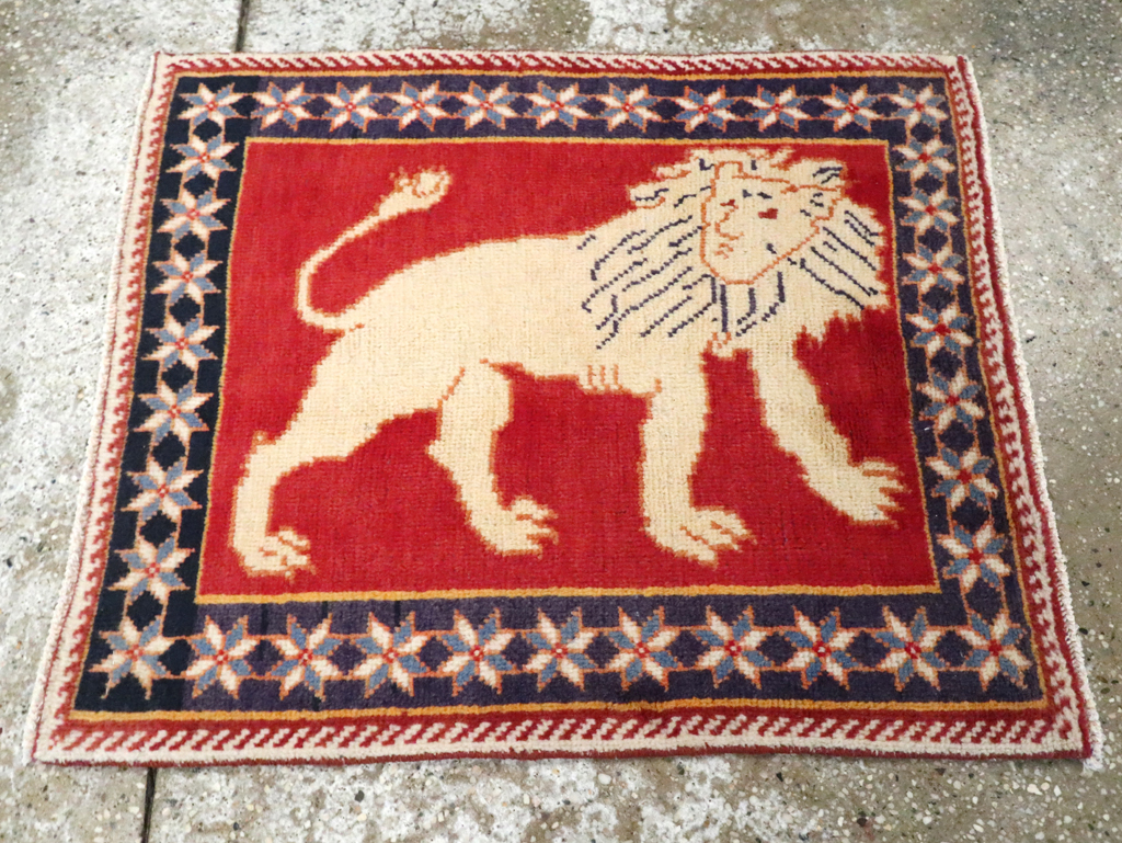 Vintage Persian Tabriz Pictorial Rug (Pair: 3 of 6), No.27990 - Galerie Shabab