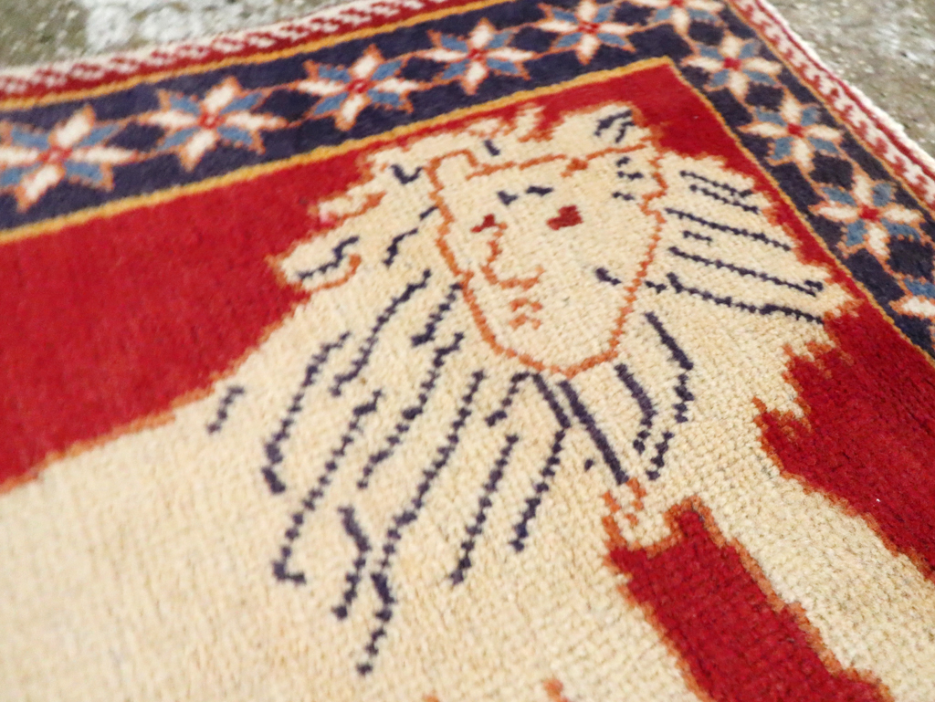 Vintage Persian Tabriz Pictorial Rug (Pair: 3 of 6), No.27990 - Galerie Shabab