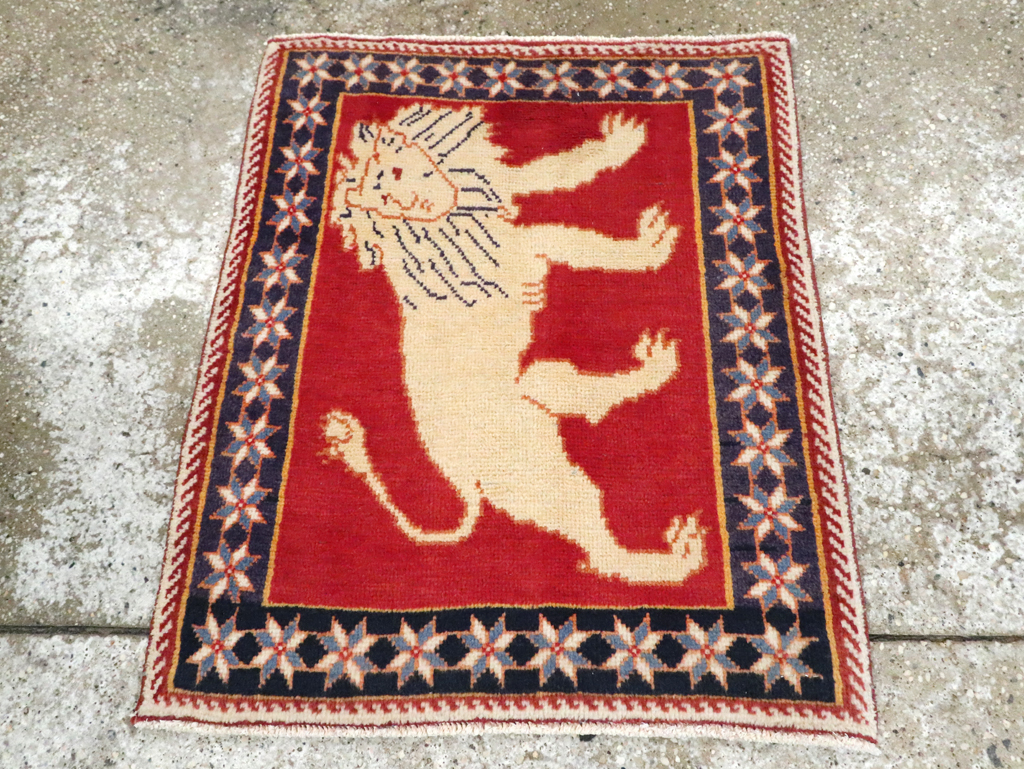 Vintage Persian Tabriz Pictorial Rug (Pair: 3 of 6), No.27990 - Galerie Shabab