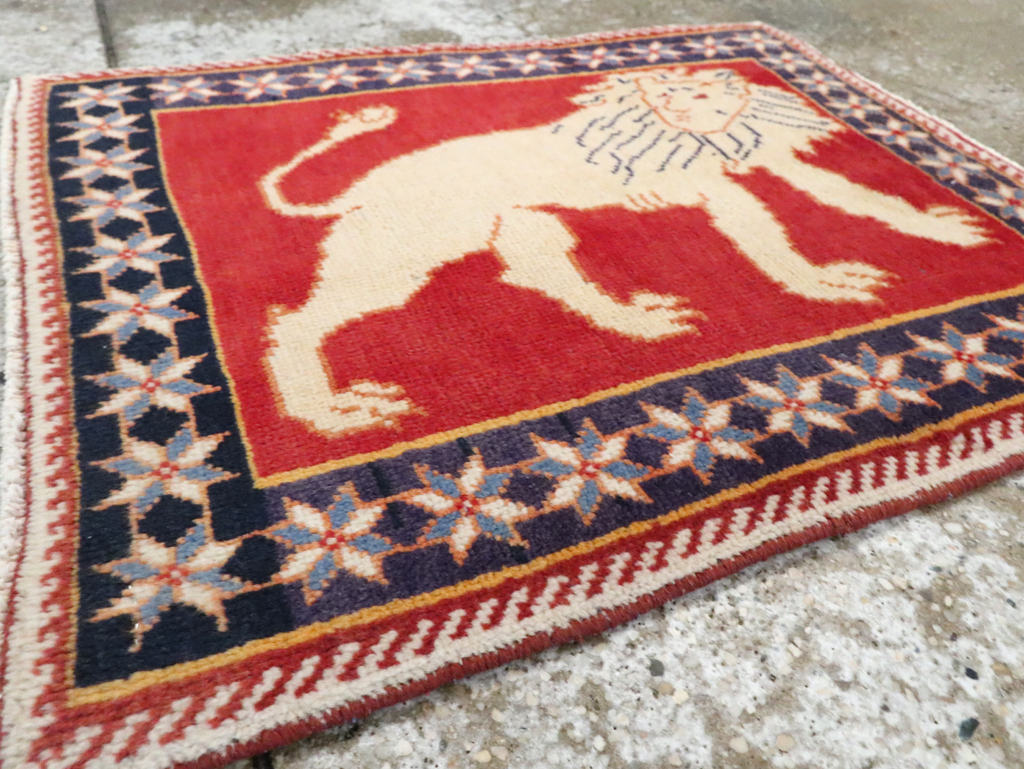 Vintage Persian Tabriz Pictorial Rug (Pair: 3 of 6), No.27990 - Galerie Shabab