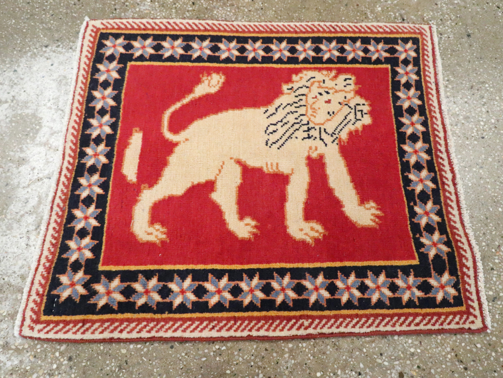 Vintage Persian Tabriz Pictorial Rug (Pair: 4 of 6), No.27991 - Galerie Shabab