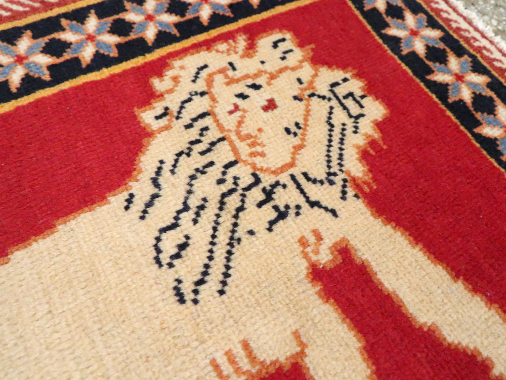 Vintage Persian Tabriz Pictorial Rug (Pair: 4 of 6), No.27991 - Galerie Shabab