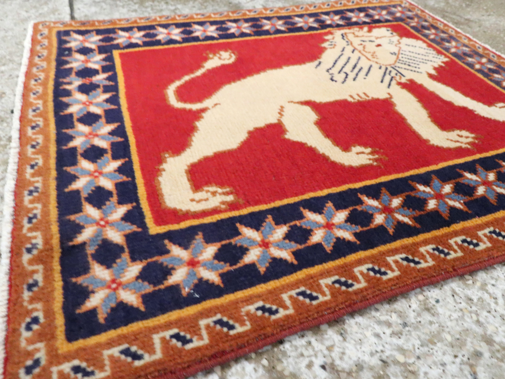 Vintage Persian Tabriz Pictorial Rug (Pair: 5 of 6), No.27992 - Galerie Shabab