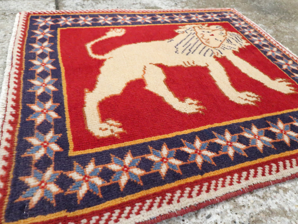 Vintage Persian Tabriz Pictorial Rug (Pair: 6 of 6), No.27993 - Galerie Shabab