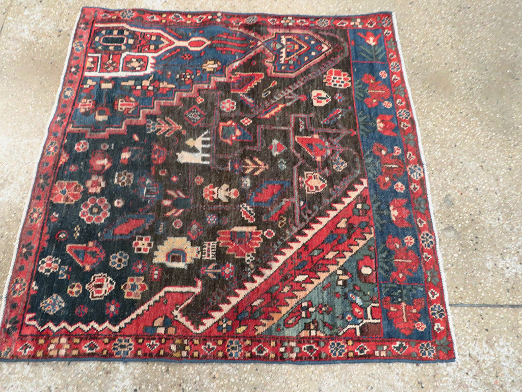 Vintage Persian Afshar Wagireh Rug, No.27997 - Galerie Shabab