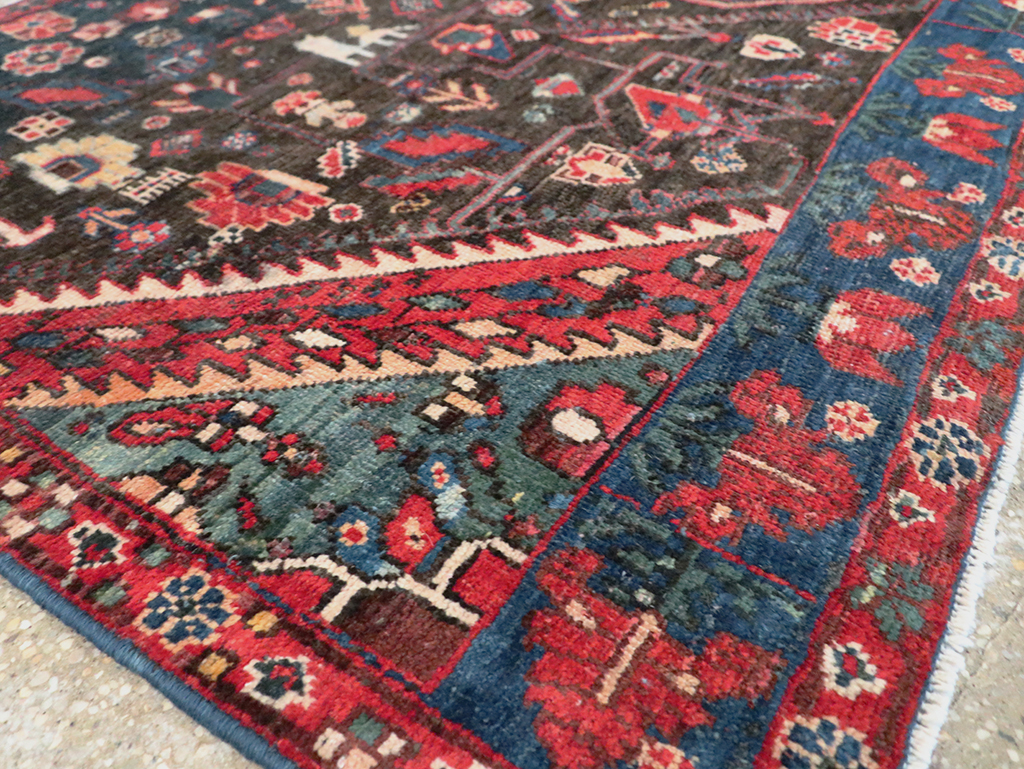 Vintage Persian Afshar Wagireh Rug, No.27997 - Galerie Shabab