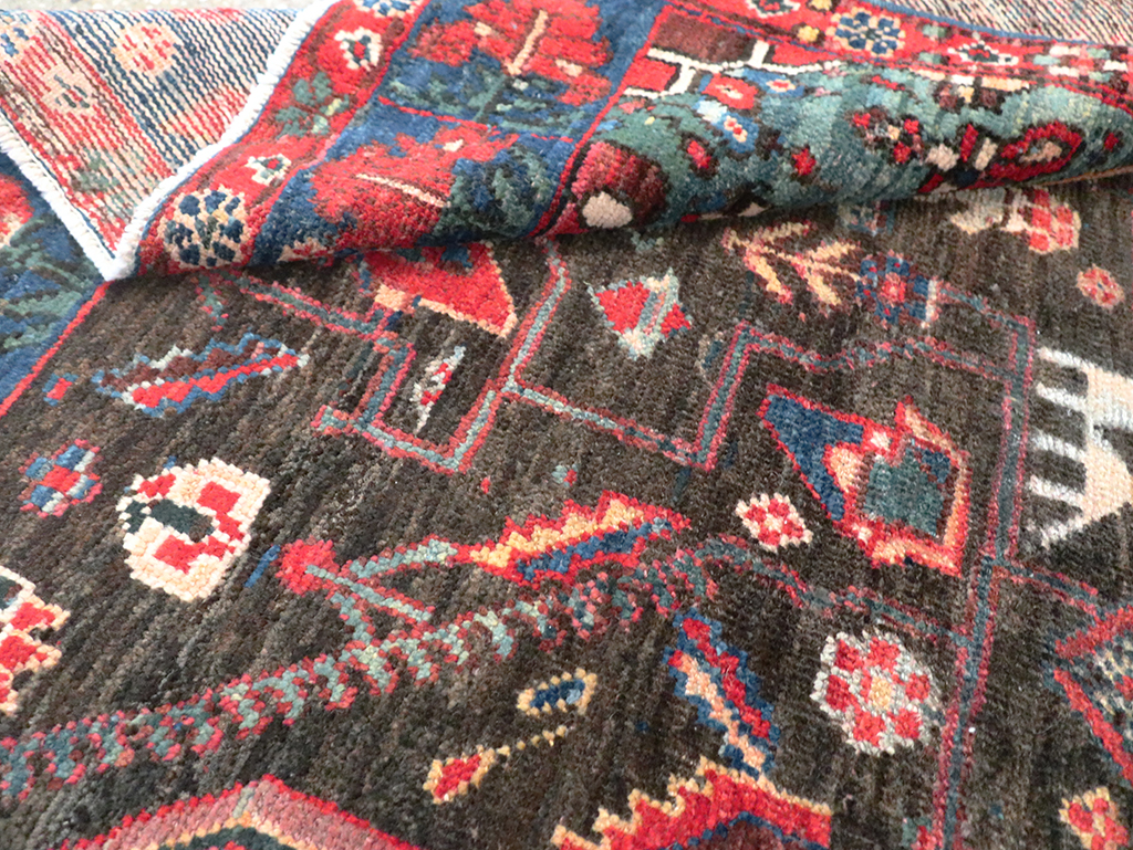 Vintage Persian Afshar Wagireh Rug, No.27997 - Galerie Shabab