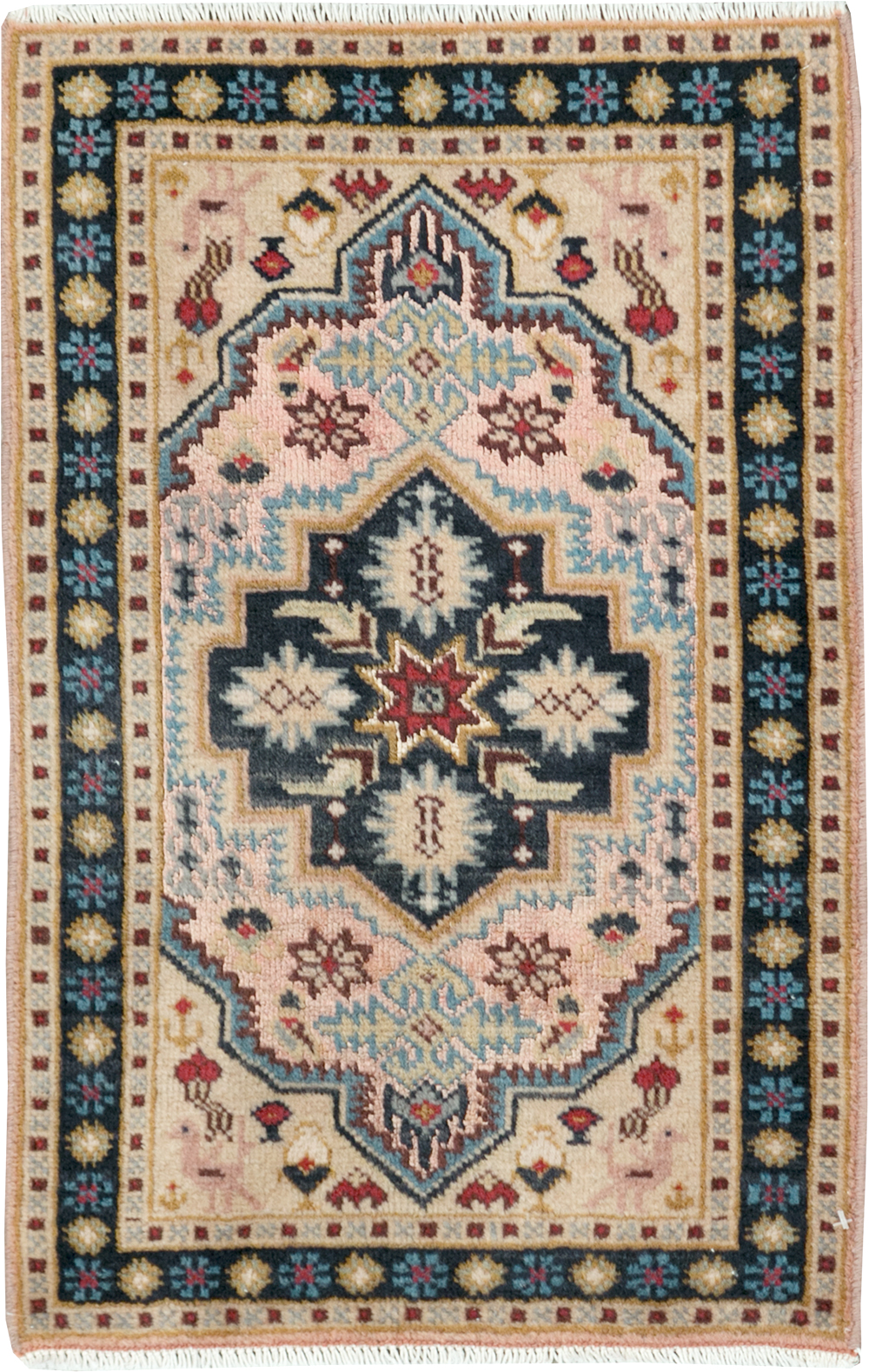 Vintage Persian Ardabil Rug (Pair: 1 of 2), No.27998 - Galerie Shabab
