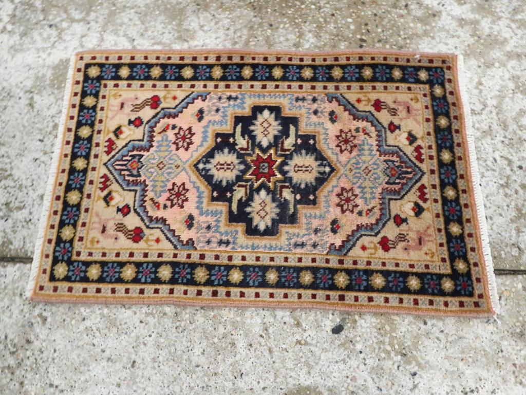 Vintage Persian Ardabil Rug (Pair: 1 of 2), No.27998 - Galerie Shabab