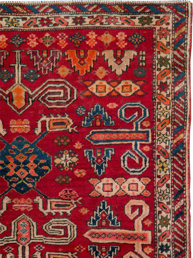 Vintage Persian Ardebil Rug, No.28000 - Galerie Shabab