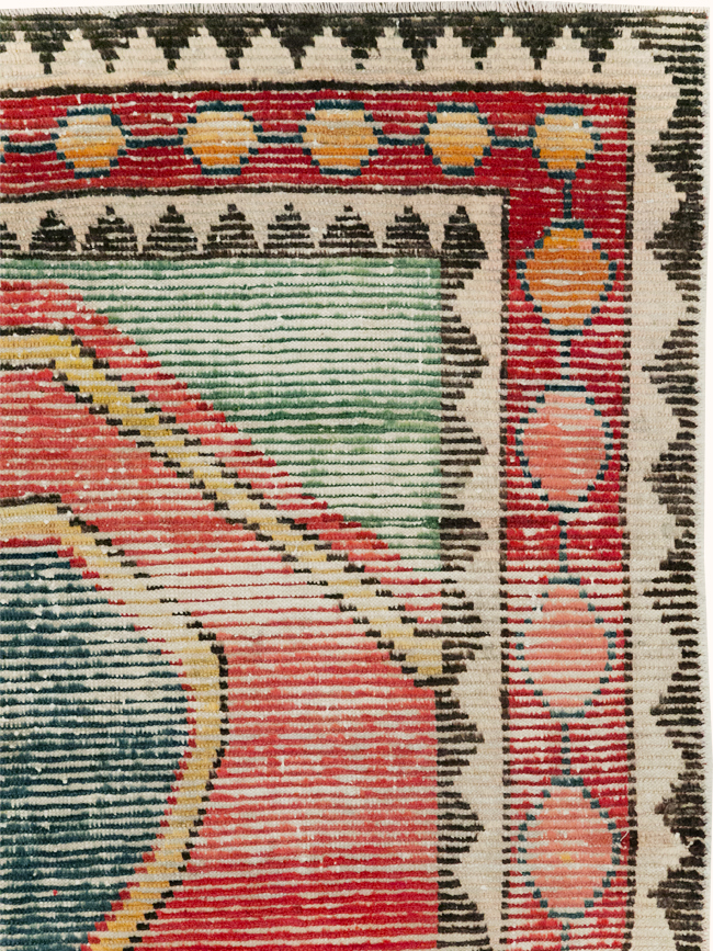 Vintage Persian Gabbeh Rug, No.28013 - Galerie Shabab
