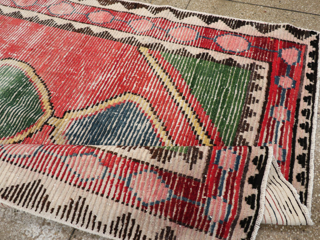 Vintage Persian Gabbeh Rug, No.28013 - Galerie Shabab