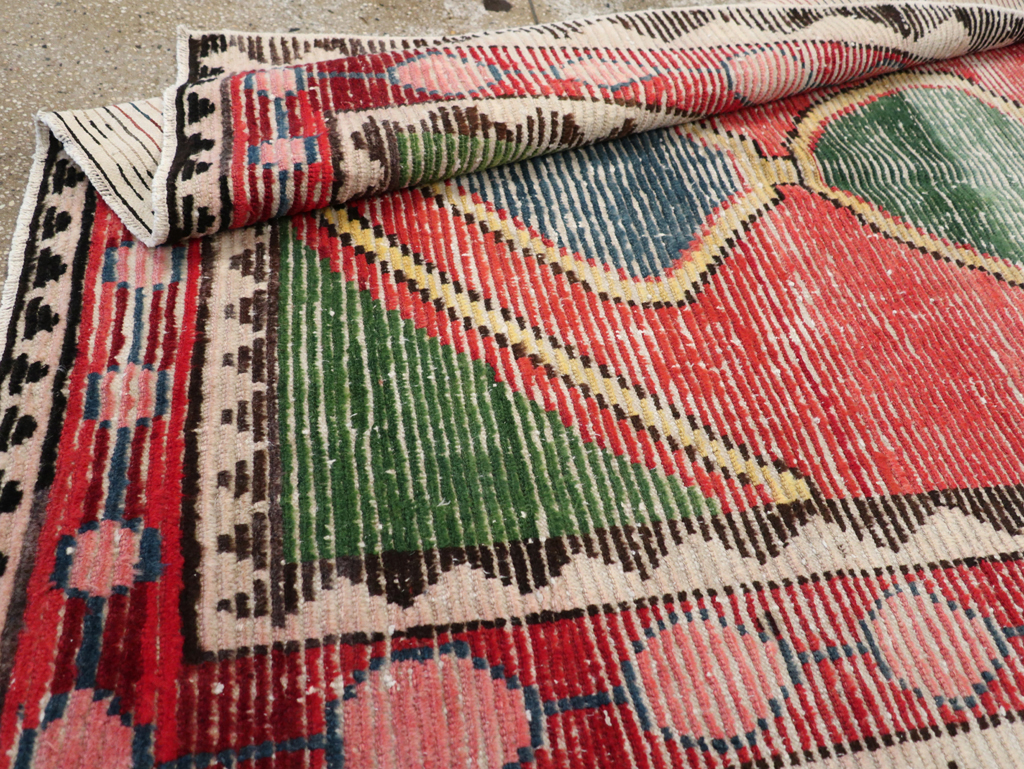 Vintage Persian Gabbeh Rug, No.28013 - Galerie Shabab