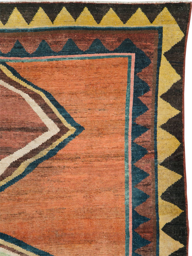 Vintage Persian Gabbeh Carpet, No.28015 - Galerie Shabab