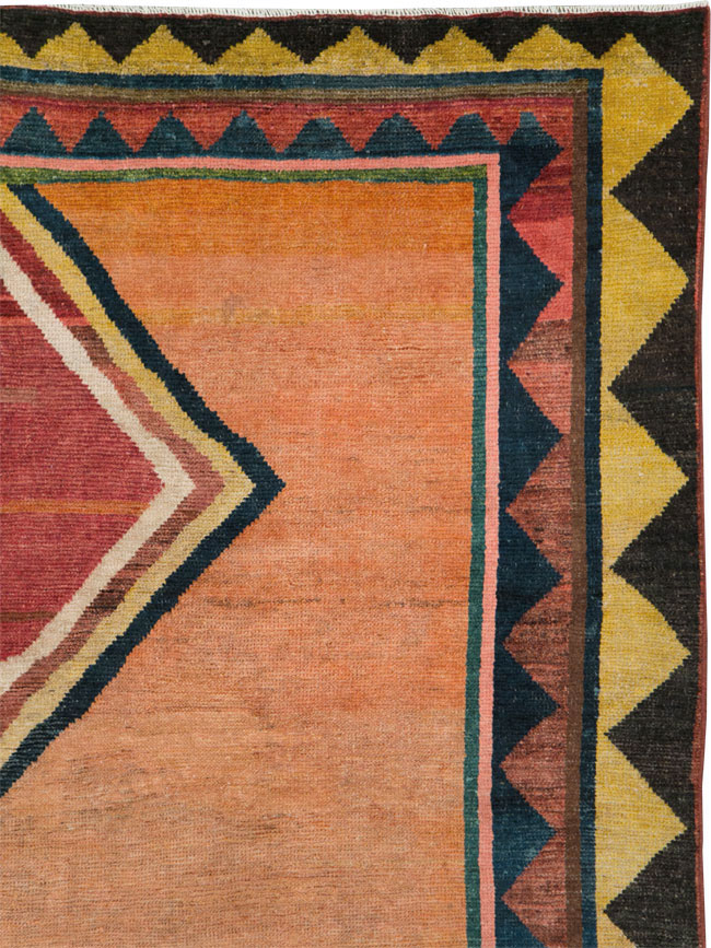 Vintage Persian Gabbeh Carpet, No.28015 - Galerie Shabab