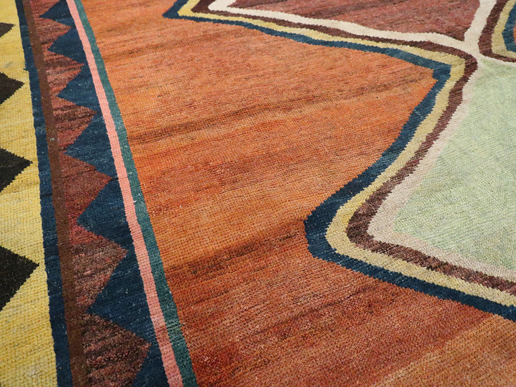 Vintage Persian Gabbeh Carpet, No.28015 - Galerie Shabab
