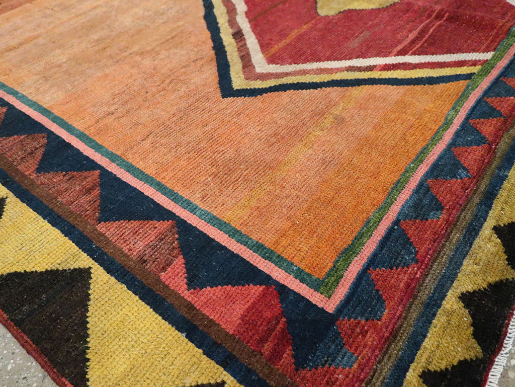 Vintage Persian Gabbeh Carpet, No.28015 - Galerie Shabab