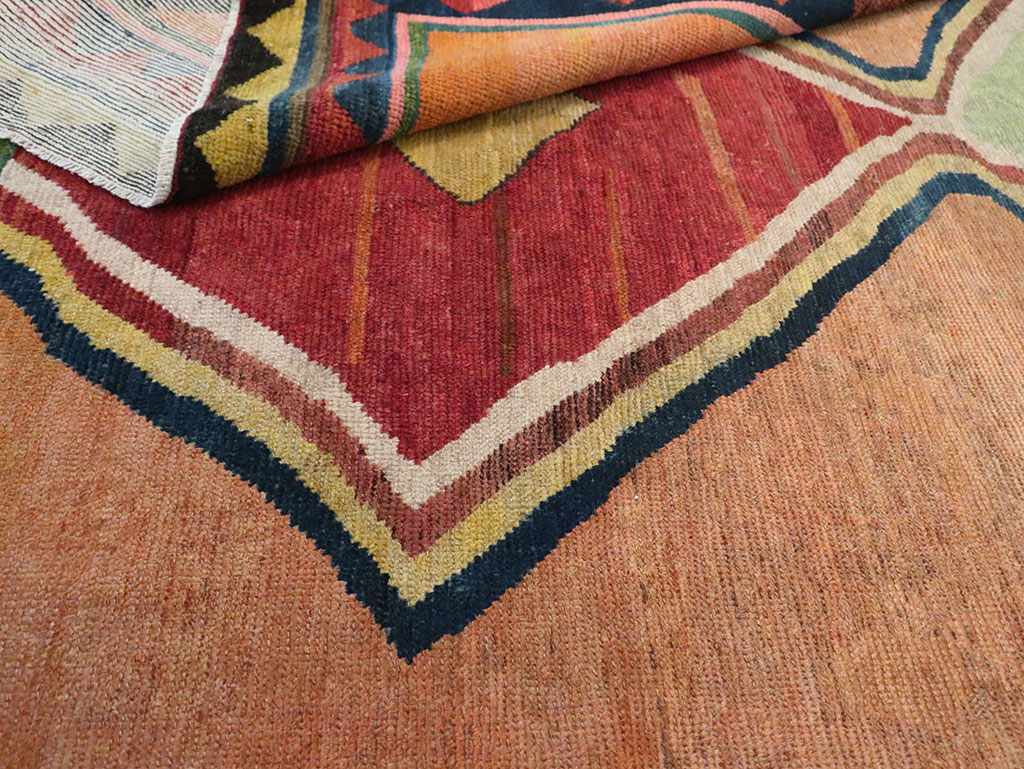 Vintage Persian Gabbeh Carpet, No.28015 - Galerie Shabab