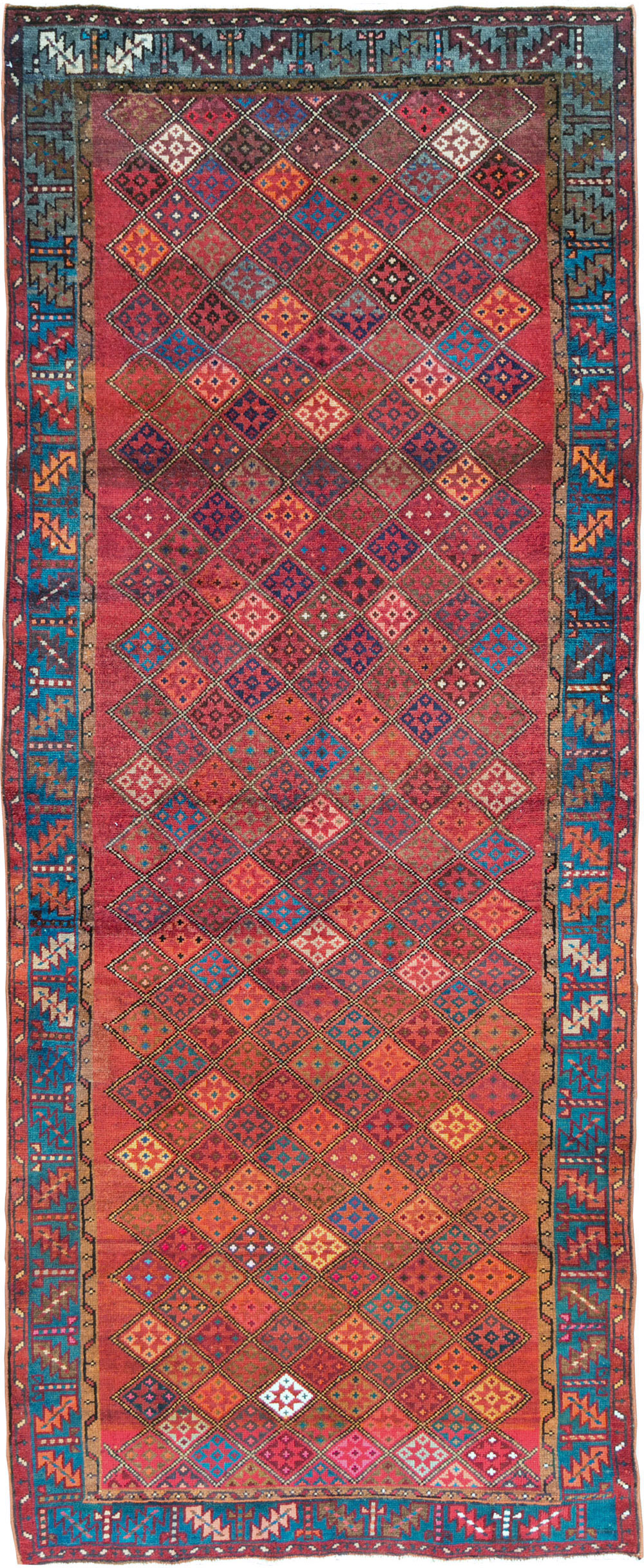 Vintage Persian Hamadan Runner, No.28016 - Galerie Shabab