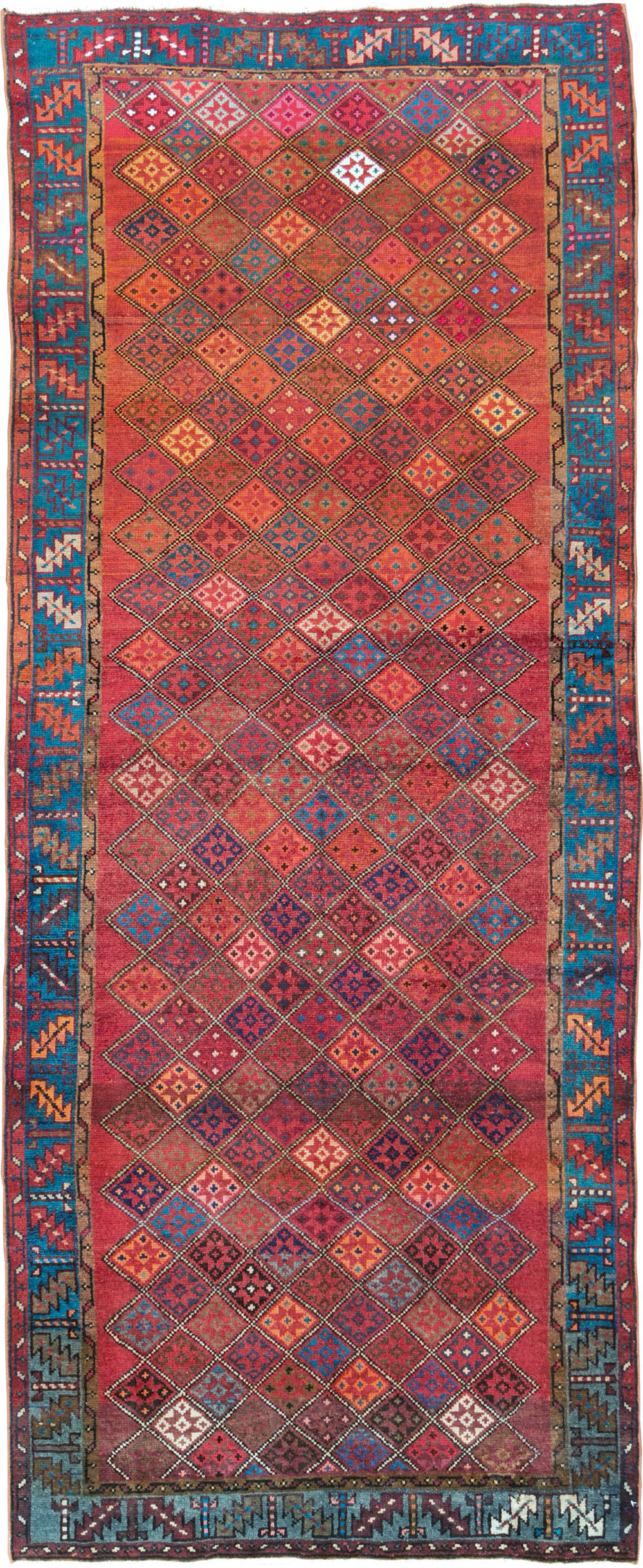 Vintage Persian Hamadan Runner, No.28016 - Galerie Shabab