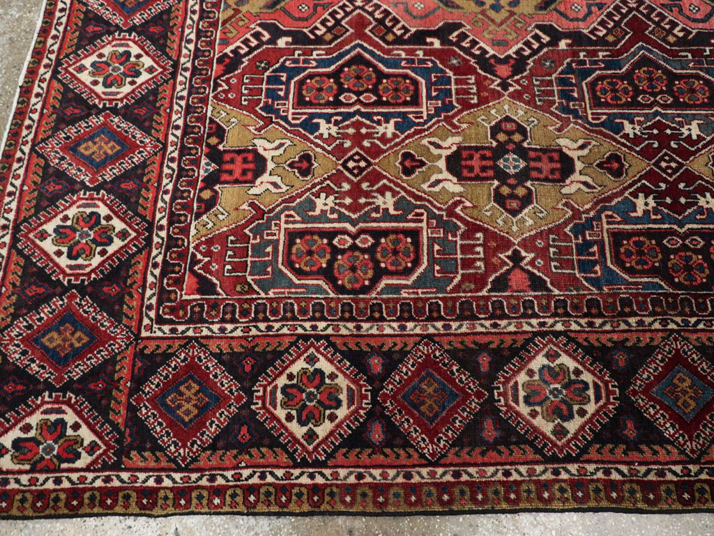 Vintage Persian Heriz Carpet, No.28022 - Galerie Shabab