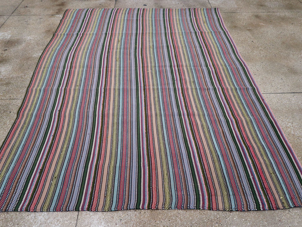 Vintage Persian Flatweave, No.28027 - Galerie Shabab