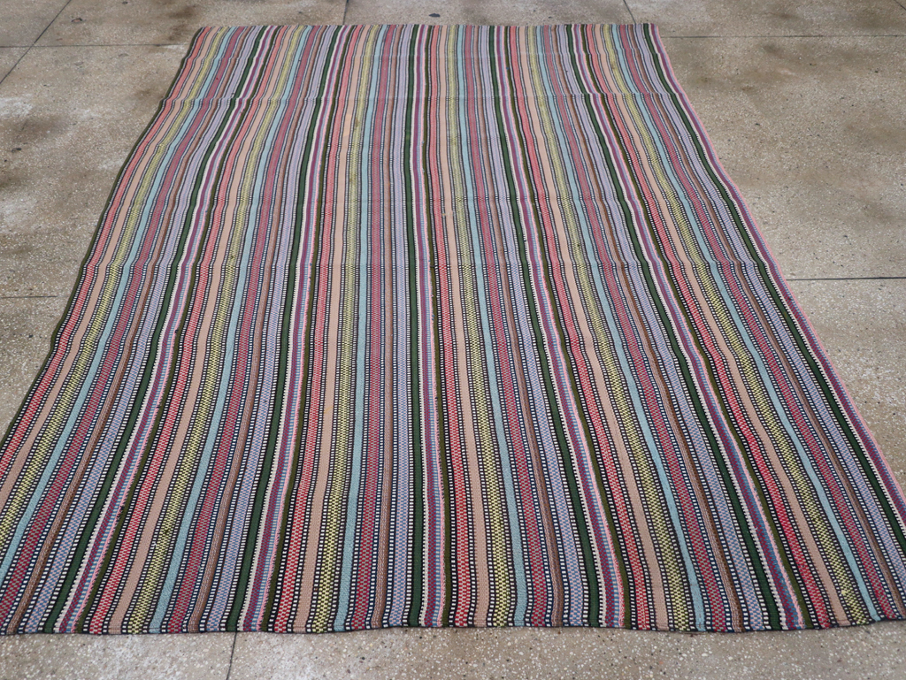 Vintage Persian Flatweave, No.28027 - Galerie Shabab