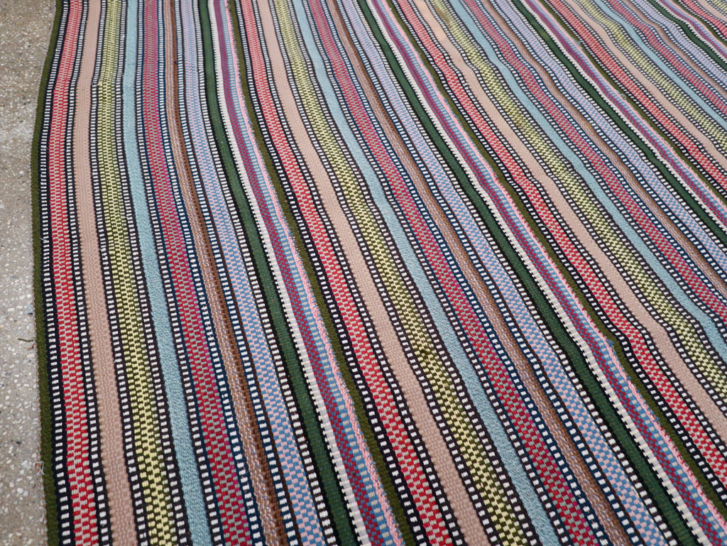 Vintage Persian Flatweave Kilim, No.28027 - Galerie Shabab