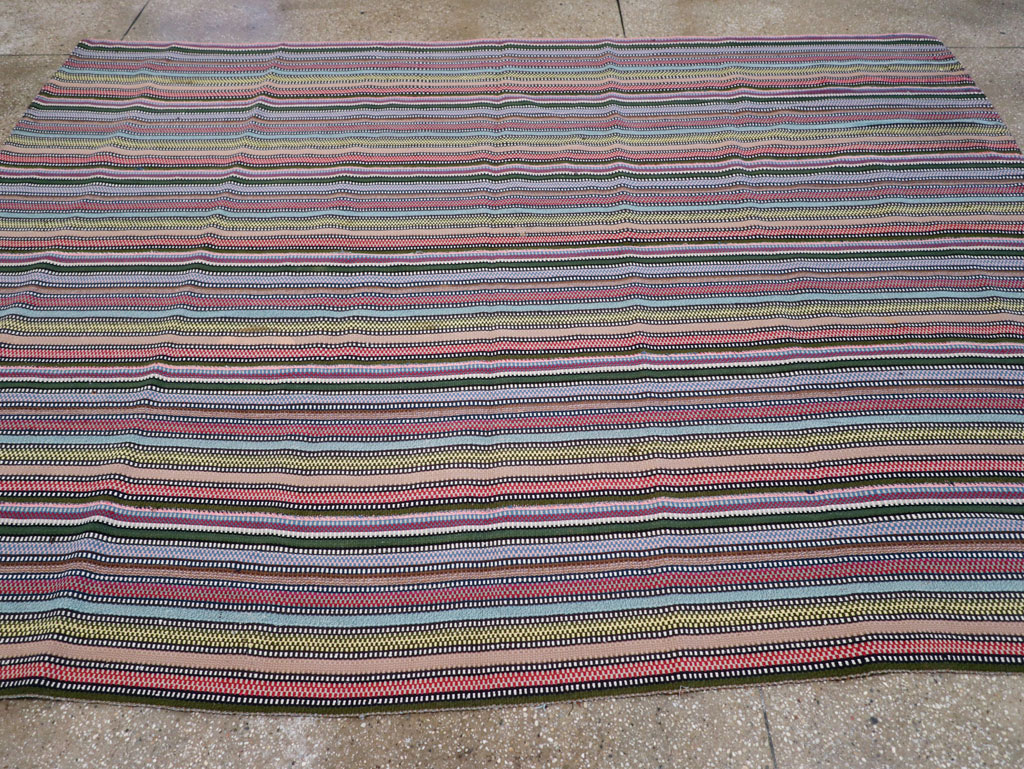 Vintage Persian Flatweave Kilim, No.28027 - Galerie Shabab
