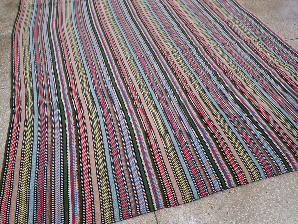Vintage Persian Flatweave, No.28027 - Galerie Shabab