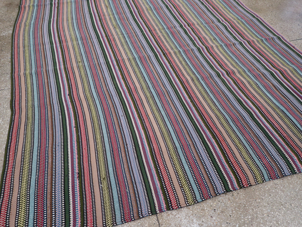 Vintage Persian Flatweave, No.28027 - Galerie Shabab
