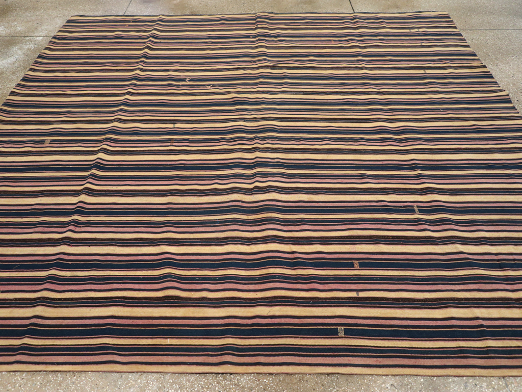 Vintage Persian Flatweave, No.28030 - Galerie Shabab