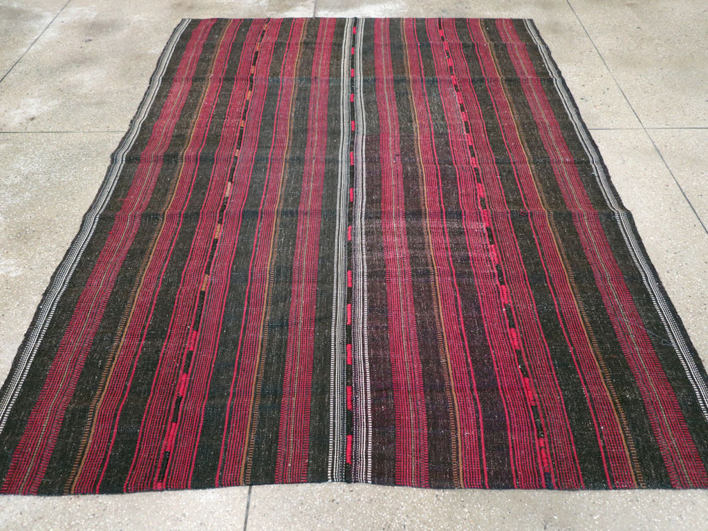 Vintage Persian Flatweave, No.28031 - Galerie Shabab