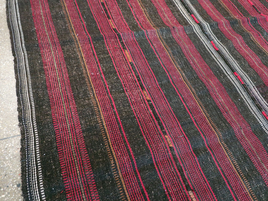 Vintage Persian Flatweave Kilim, No.28031 - Galerie Shabab