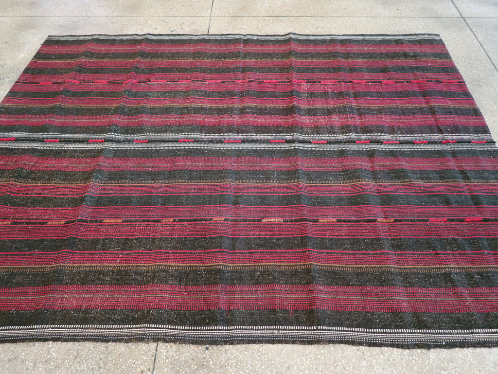 Vintage Persian Flatweave, No.28031 - Galerie Shabab