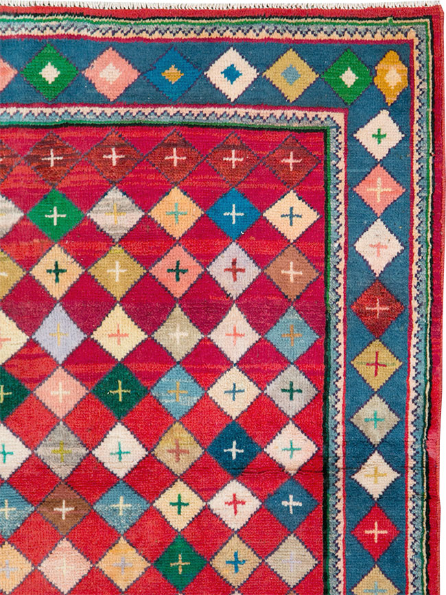 Vintage Persian Mahal Rug, No.28035 - Galerie Shabab