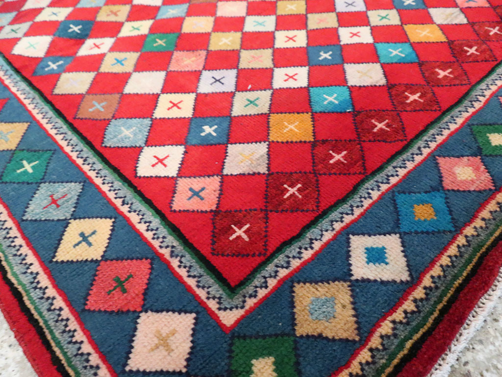 Vintage Persian Mahal Rug, No.28035 - Galerie Shabab
