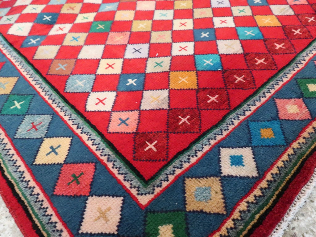 Vintage Persian Mahal Rug, No.28035 - Galerie Shabab