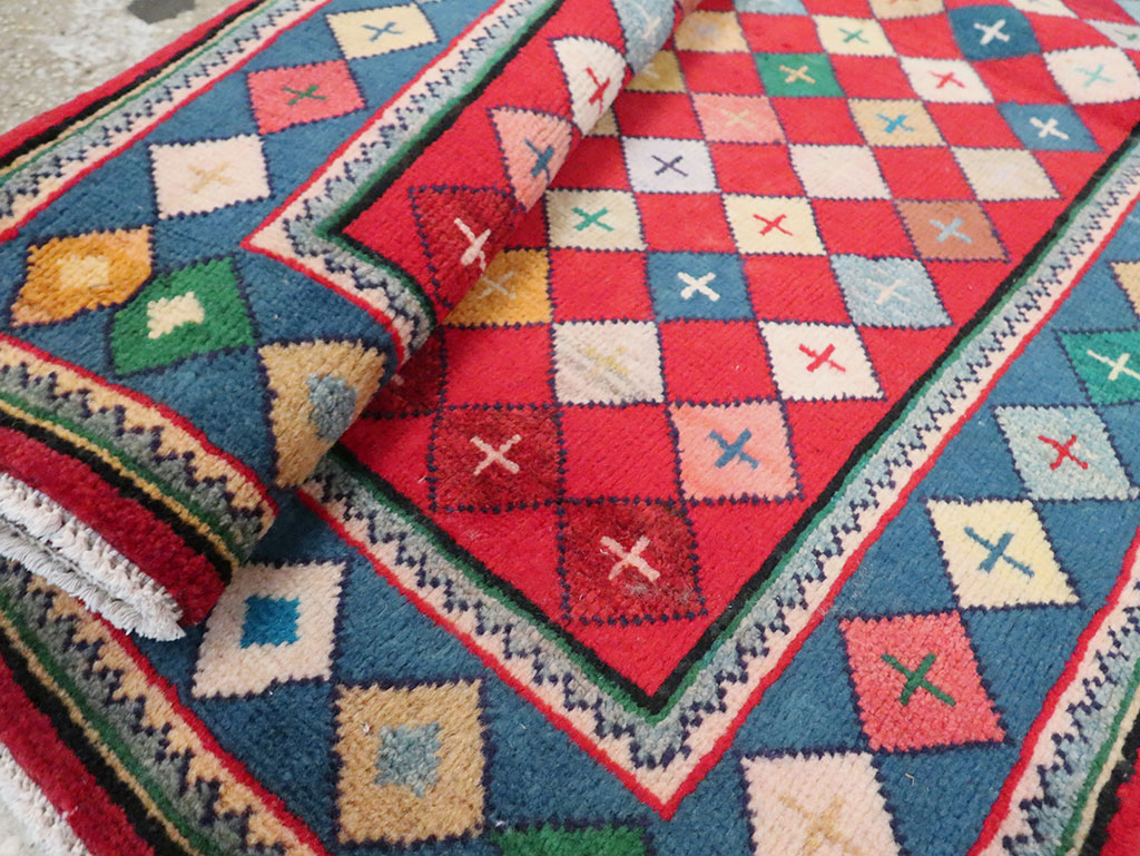 Vintage Persian Mahal Rug, No.28035 - Galerie Shabab