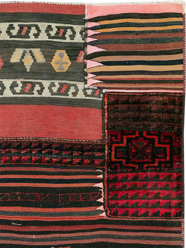 Vintage Persian Flatweave Kilim Rug, No.28047 - Galerie Shabab