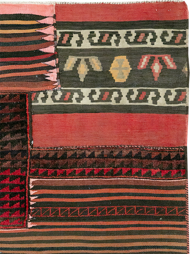 Vintage Persian Flatweave Kilim Rug, No.28047 - Galerie Shabab