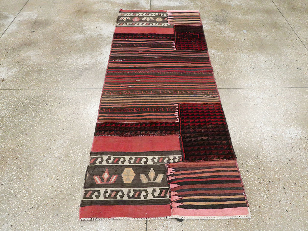 Vintage Persian Flatweave Kilim Rug, No.28047 - Galerie Shabab