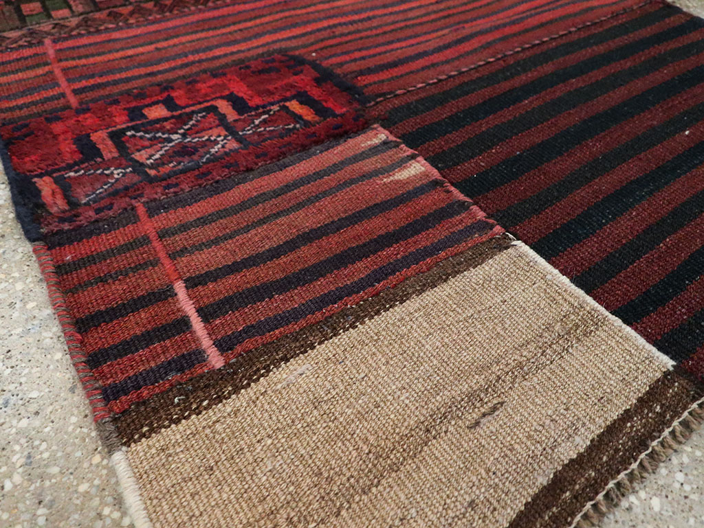 Vintage Persian Chaharmahal Bakhtiari Tacheh Flatweave Kilim , No.28048 - Galerie Shabab