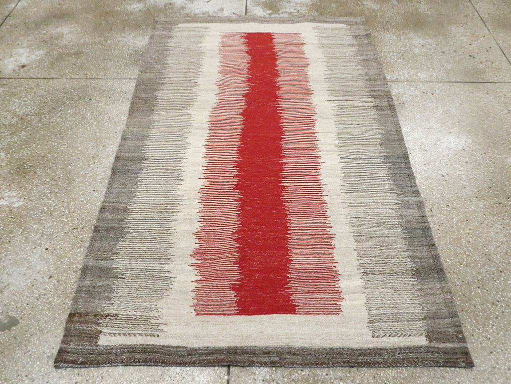 Modern Persian Flatweave Kilim, No.28054 - Galerie Shabab