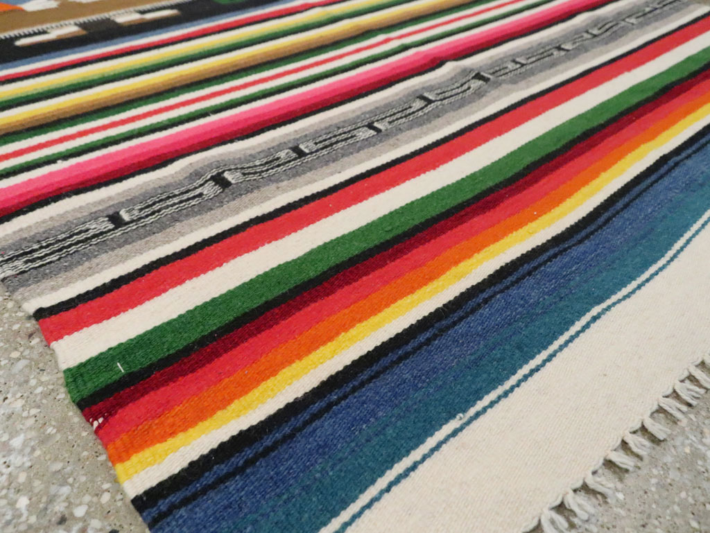 Vintage Persian Pictorial Kilim, No.28055 - Galerie Shabab