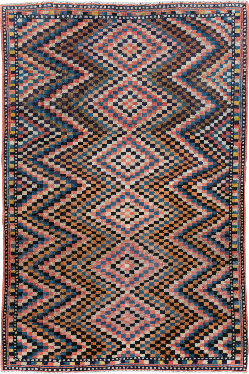 Vintage Persian Mahal Rug, No.28060 - Galerie Shabab